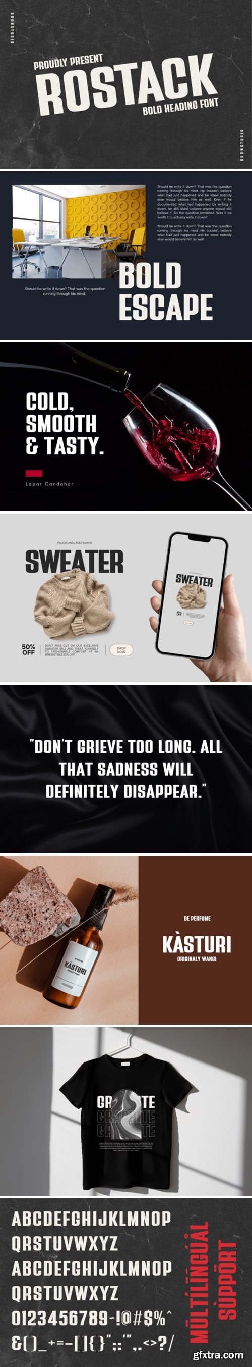 Rostack Font Rostack Font