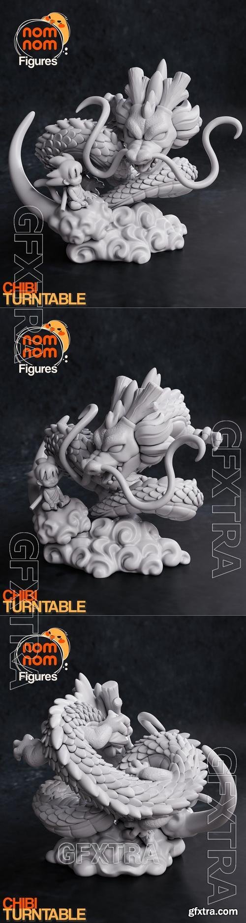 Nomnom Figures - Chibi Shenron - Dragon Ball &ndash; 3D Print Model