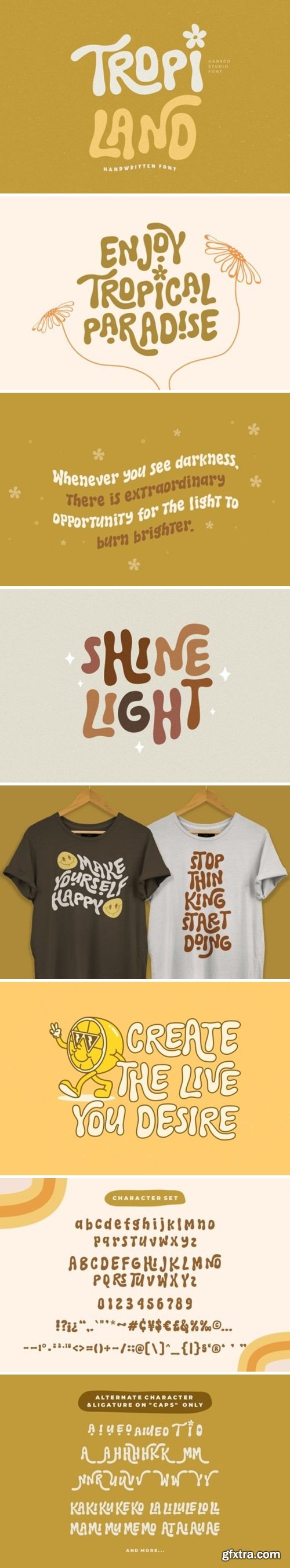 Tropi Land Font Tropi Land Font