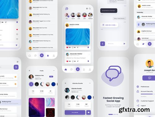 Socially - Social Media App UI Kit