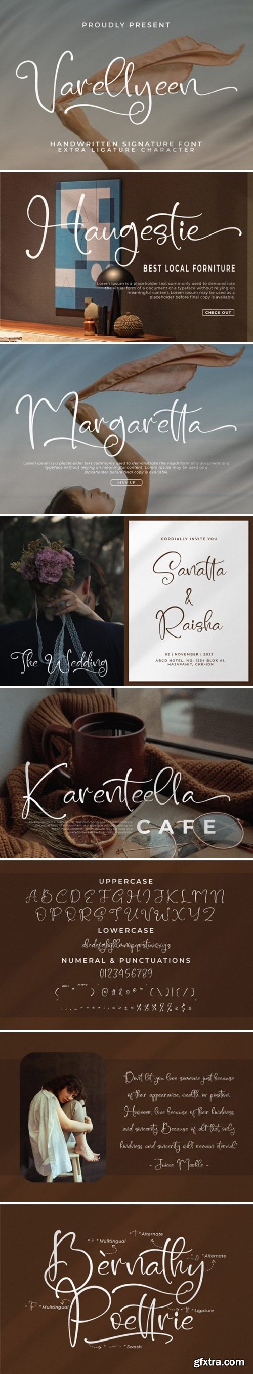Varellyeen Font