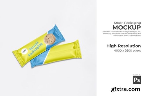 PSD Snack Packaging Mockup TJHGRRQ