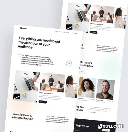 Coca - Digital Marketing Landing Page About 5WHFN2L Coca - Digital Marketing Landing Page About 5WHFN2L