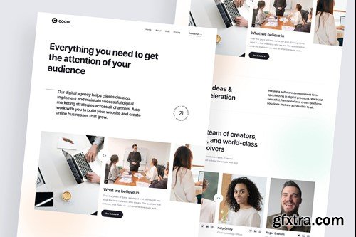 Coca - Digital Marketing Landing Page About 5WHFN2L Coca - Digital Marketing Landing Page About 5WHFN2L