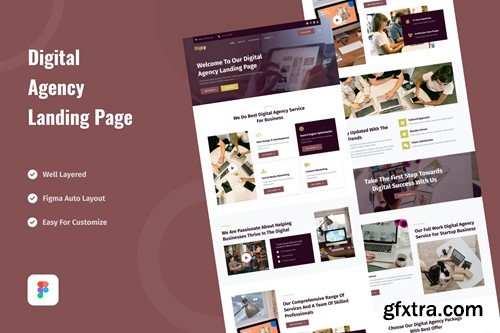 Digital Agency Landing Page Website Design Figma 75CGY2F Digital Agency Landing Page Website Design Figma 75CGY2F