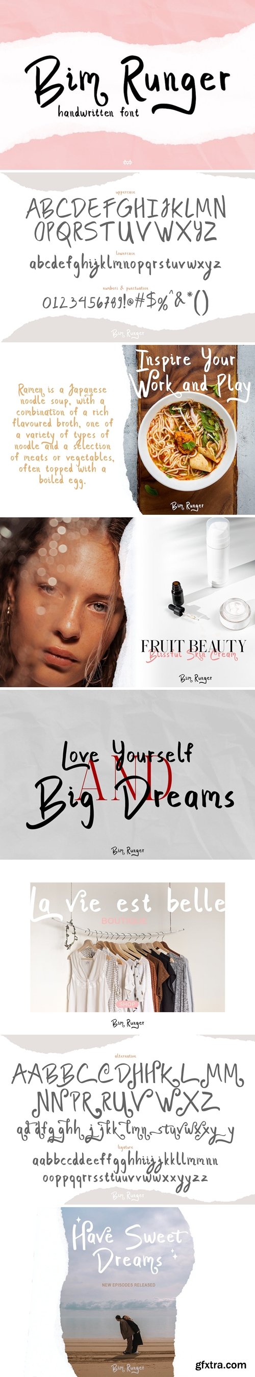 Bim Runger Font Bim Runger Font