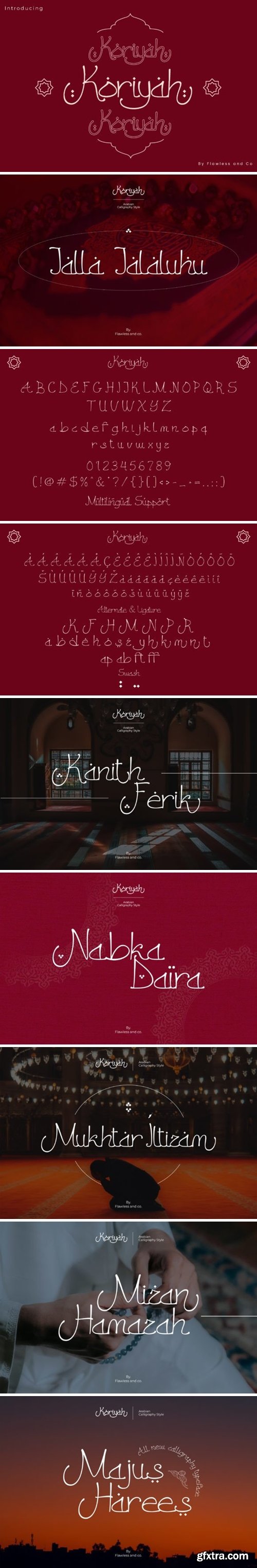 Koriyah Font Koriyah Font