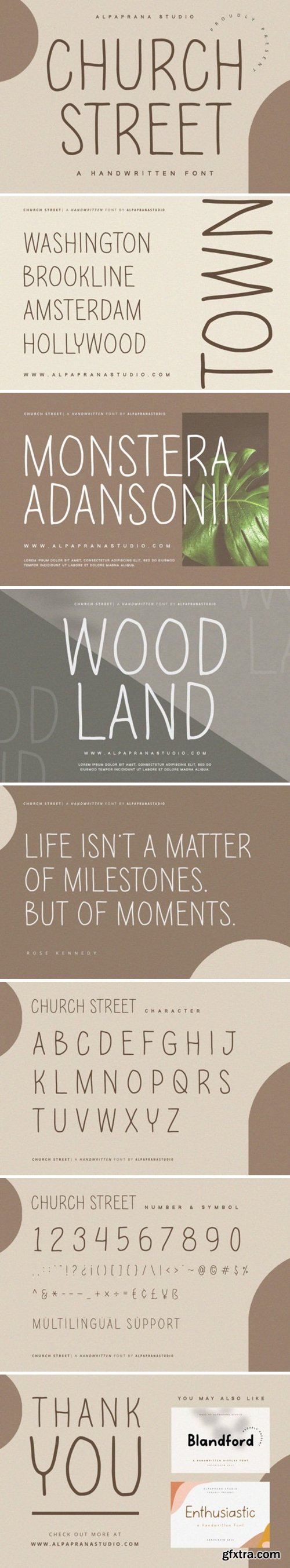 Chruch Street Font Chruch Street Font