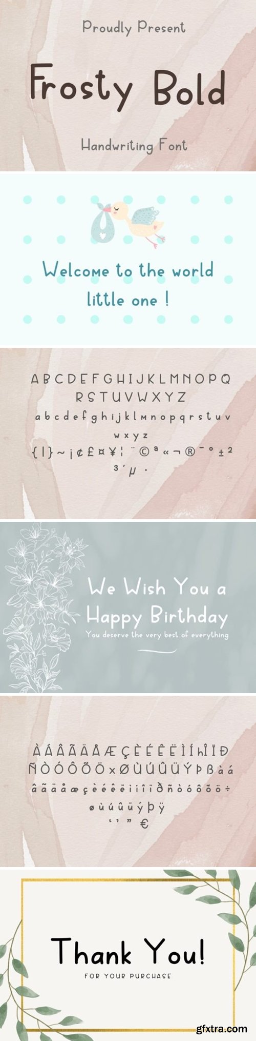 Frosty Bold Font Frosty Bold Font