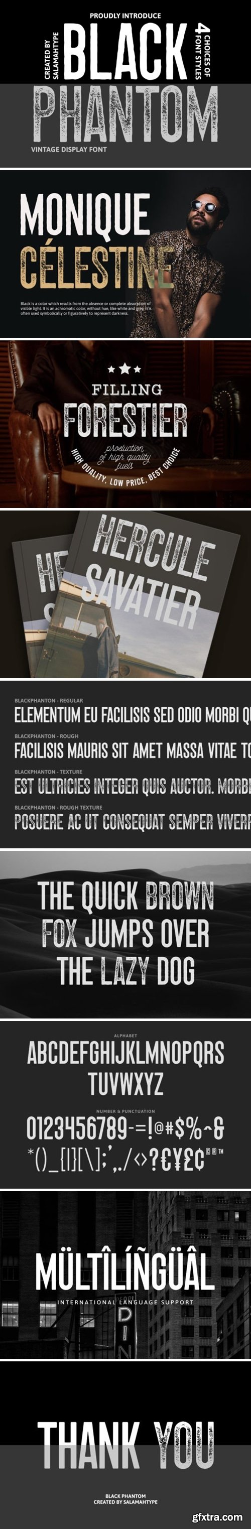 Black Phantom Font Black Phantom Font