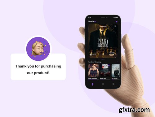 Moviest - Streaming Video Mobile App UI Kits Ui8.net