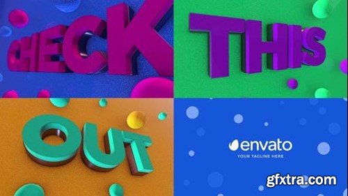 Videohive Intro 3D Text & Logo with Element 3D 45871466