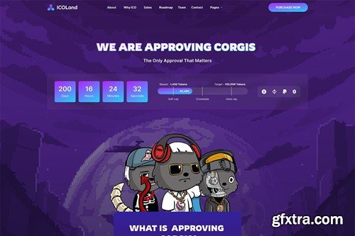 ICOLand | ICO landing page VueJS Template 8CMEHRY ICOLand | ICO landing page VueJS Template 8CMEHRY