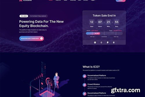 ICOLand | ICO landing page VueJS Template 8CMEHRY ICOLand | ICO landing page VueJS Template 8CMEHRY