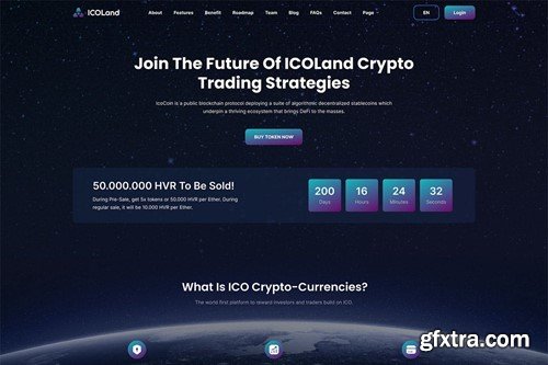 ICOLand | ICO landing page VueJS Template 8CMEHRY ICOLand | ICO landing page VueJS Template 8CMEHRY