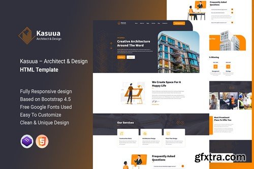 Kasuua – Architect & Design HTML Template T7CMHYA