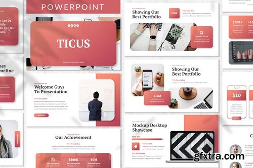 Ticus - Creative Powerpoint Template MDQGRYS