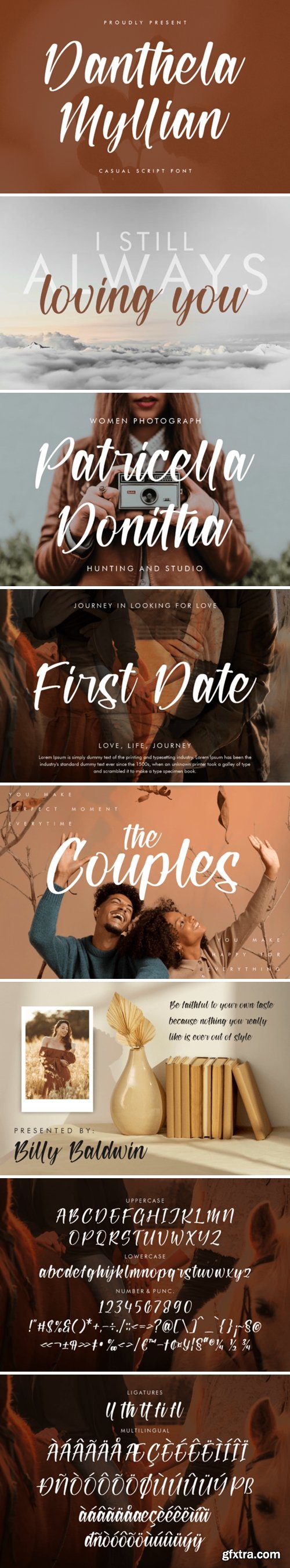 Danthela Myllian Font