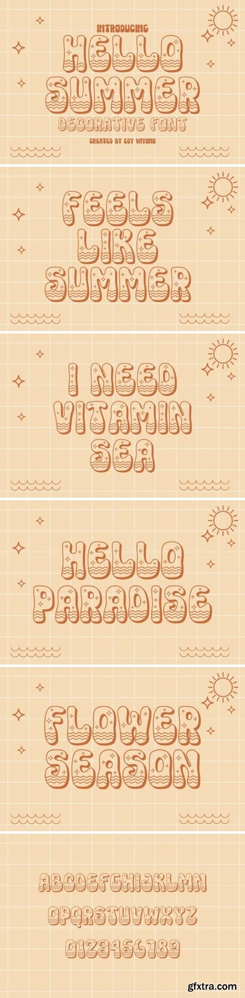 Hello Summer Font