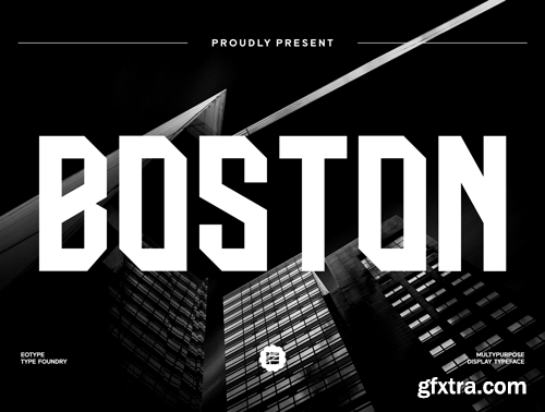 Boston - Dispaly Typeface Ui8.net