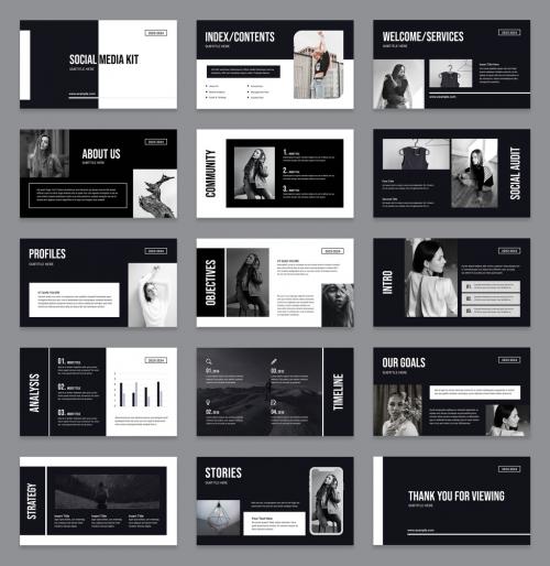 Minimal Grey and Black Multipurpose Presentation Layout 580509463