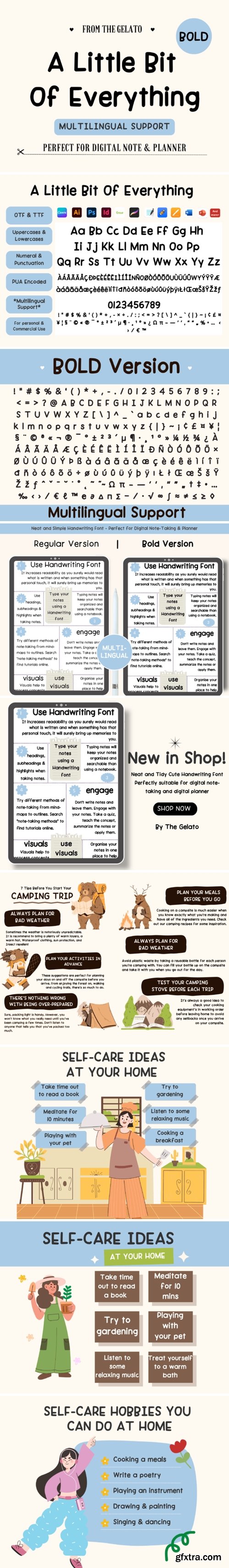 A Little Bit of Everything Font