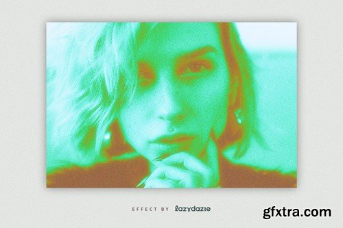 Duotone Texture PSD Photo Effect 3UUSAGN Duotone Texture PSD Photo Effect 3UUSAGN