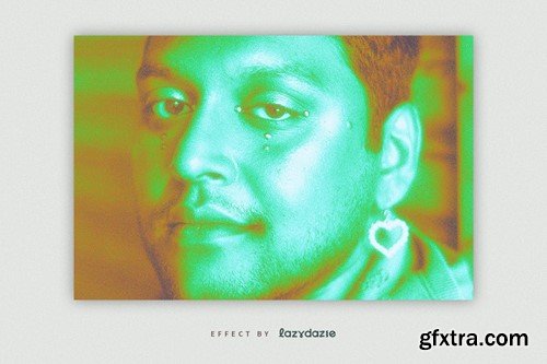 Duotone Texture PSD Photo Effect 3UUSAGN Duotone Texture PSD Photo Effect 3UUSAGN