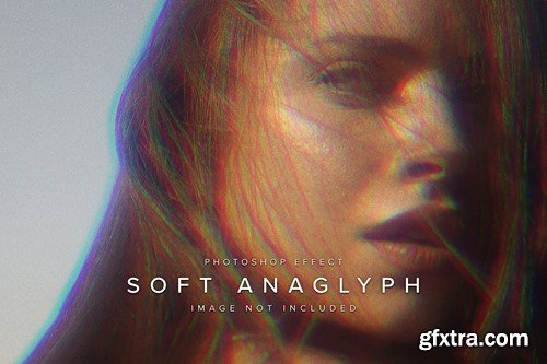 Anaglyph PSD Photo Effect Mockup SNL2NRR Anaglyph PSD Photo Effect Mockup SNL2NRR