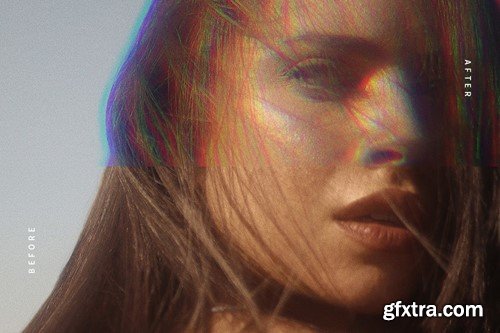 Anaglyph PSD Photo Effect Mockup SNL2NRR Anaglyph PSD Photo Effect Mockup SNL2NRR