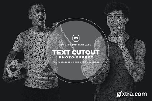 Text Cutout Photo Effect E2HEYAW Text Cutout Photo Effect E2HEYAW