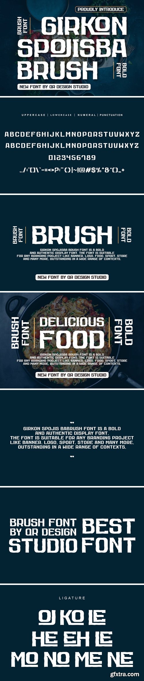Girkon Spojisba Brush Font