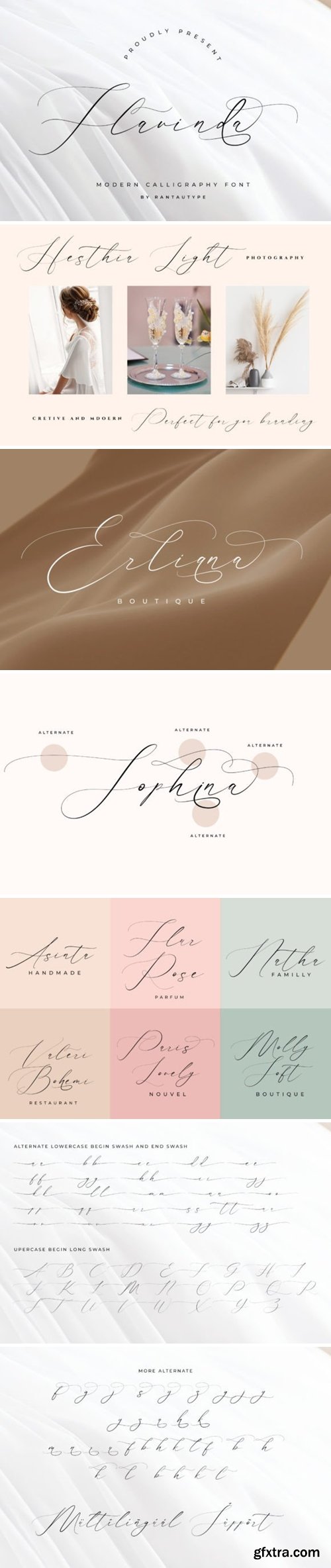 Flavinda Font