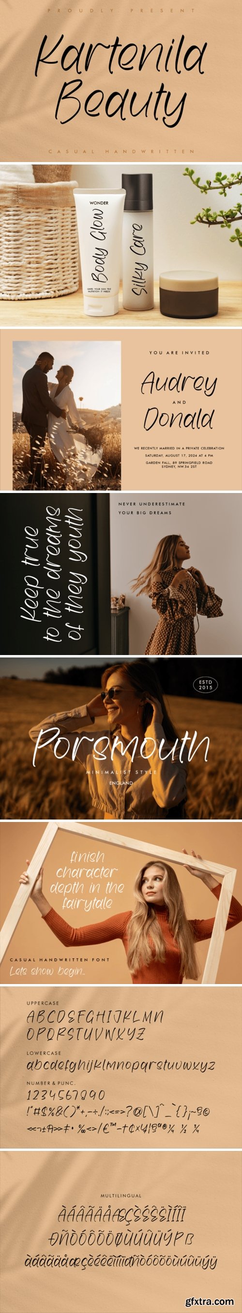 Kartenila Beauty Font