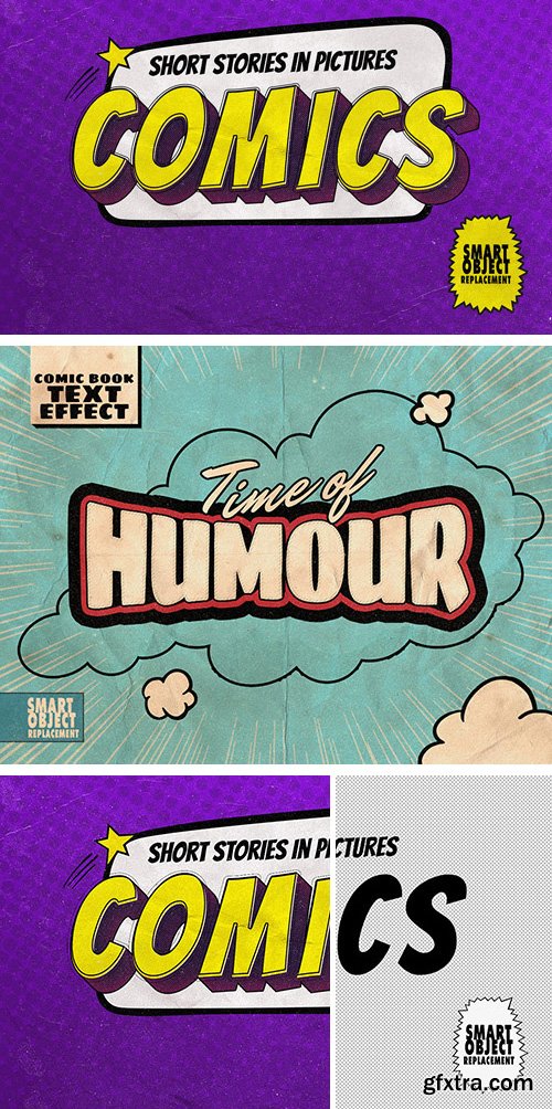 Comic Book Text Effects for Photoshop