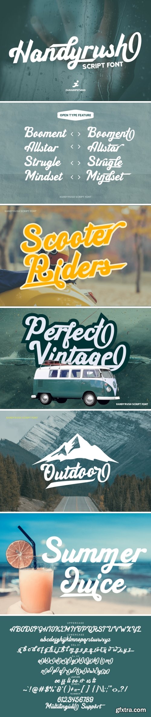 Handyrush Font