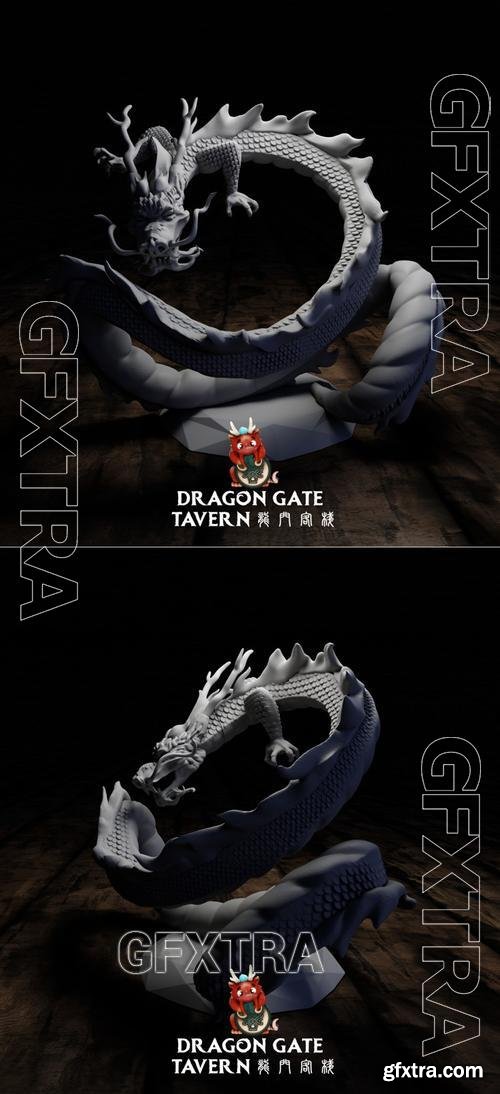 Dragon Gate Tavern Celestial Dragon - Tian Long &ndash; 3D Print Model