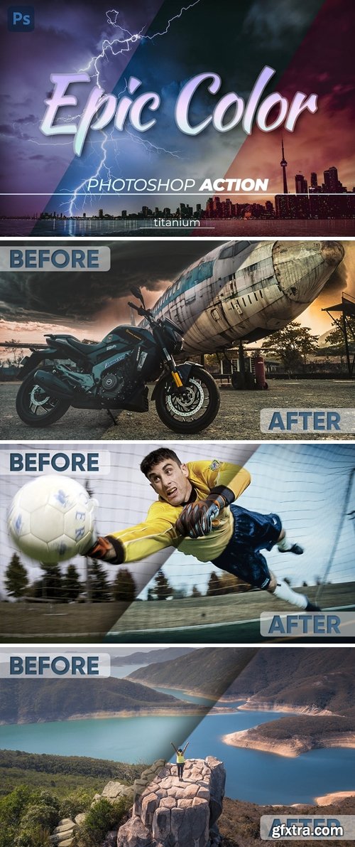 Titanium Epic Color Photoshop Action 5H48MLU