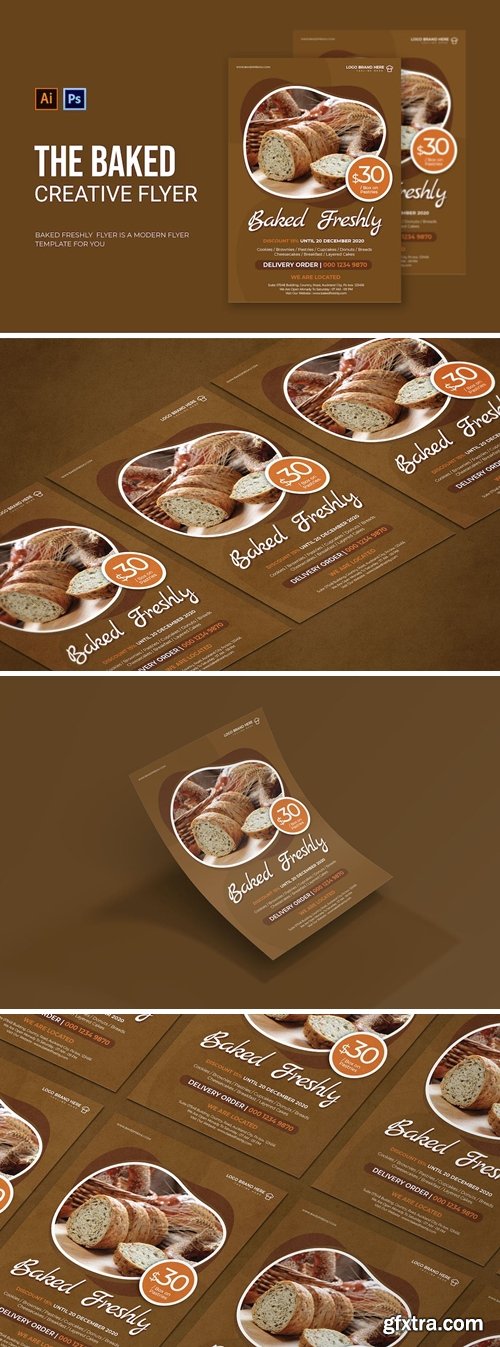 Baked Freshly - Flyer 8AAAC74