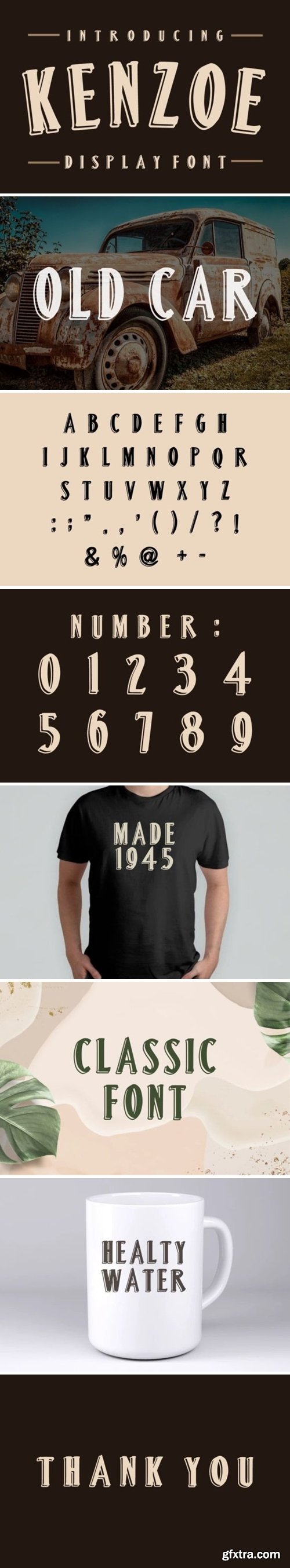 Kenzoe Font Kenzoe Font