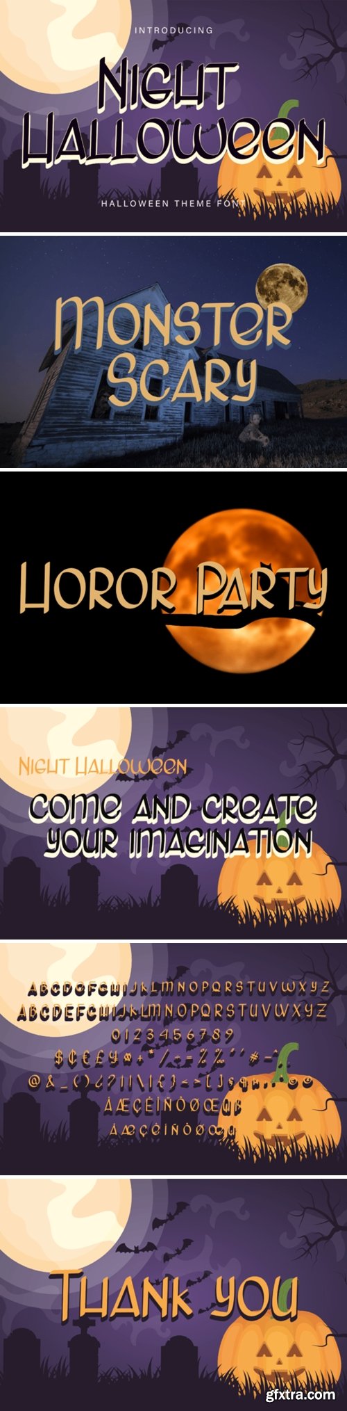 Night Halloween Font Night Halloween Font