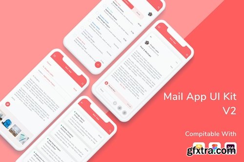 Mail App UI Kit V2 2H6NMUX Mail App UI Kit V2 2H6NMUX