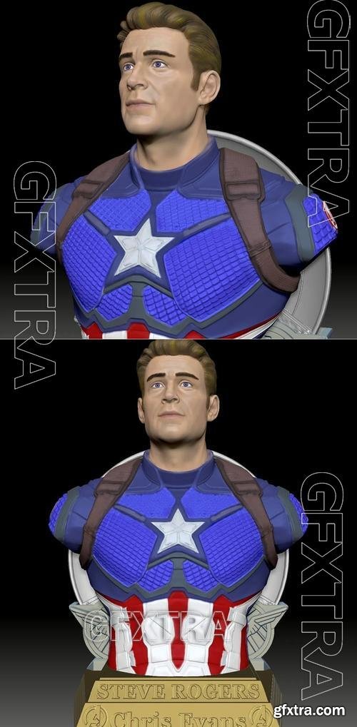 Steve Rogers - Captain America &ndash; 3D Print Model