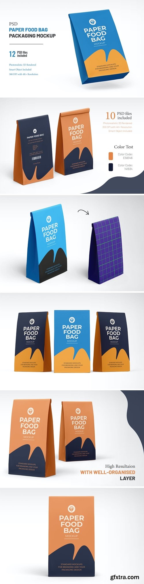 Paper Bag Packaging Mockup 8ZRLLGQ