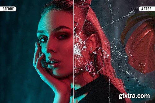 Broken Glass Effect AA3TBA3 Broken Glass Effect AA3TBA3