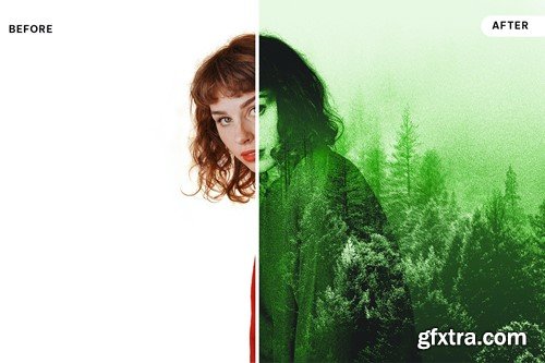 Double Exposure Photo Effect 3TM5YTS