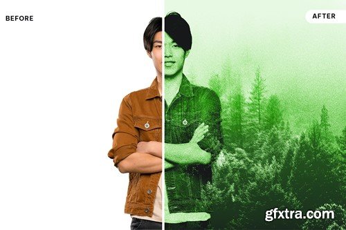 Double Exposure Photo Effect 3TM5YTS