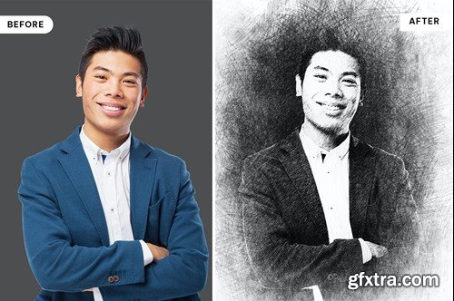 Sketch Photo Effect WPFF5NJ Sketch Photo Effect WPFF5NJ