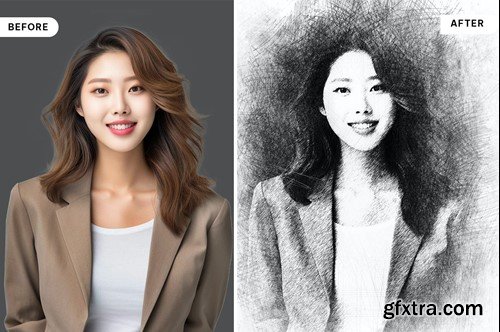 Sketch Photo Effect WPFF5NJ Sketch Photo Effect WPFF5NJ