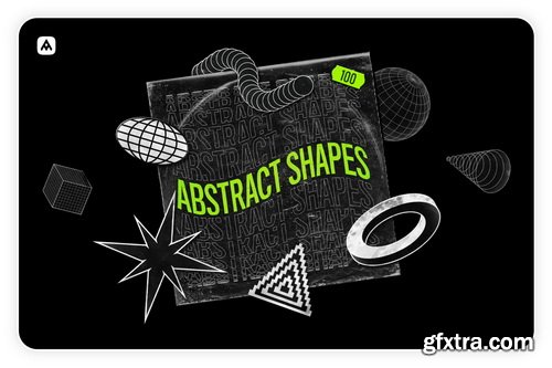 YellowImages - Abstract shapes collection &ndash; 100 design elements - 50109